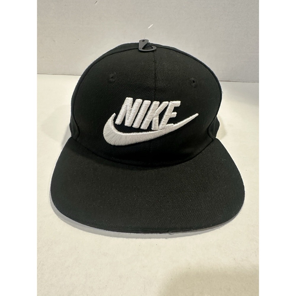 Nike Dri-Fit Pro Structured Future Cap Flat Bill Black Adjustable